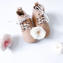 Load image into Gallery viewer, ‘Nudie&#39; Derby Baby Booties