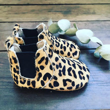 Load image into Gallery viewer, &#39;Wild One&#39; Leopard print baby chelsea boots