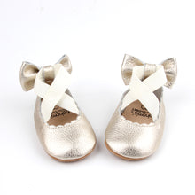 Load image into Gallery viewer, &#39;Gold Rush&#39; Prima Ballerina - Soft sole baby shoes