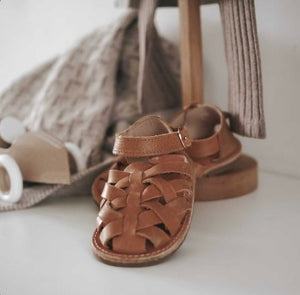 'Sandalwood' Gypsy Sandals - Toddler Hard Sole