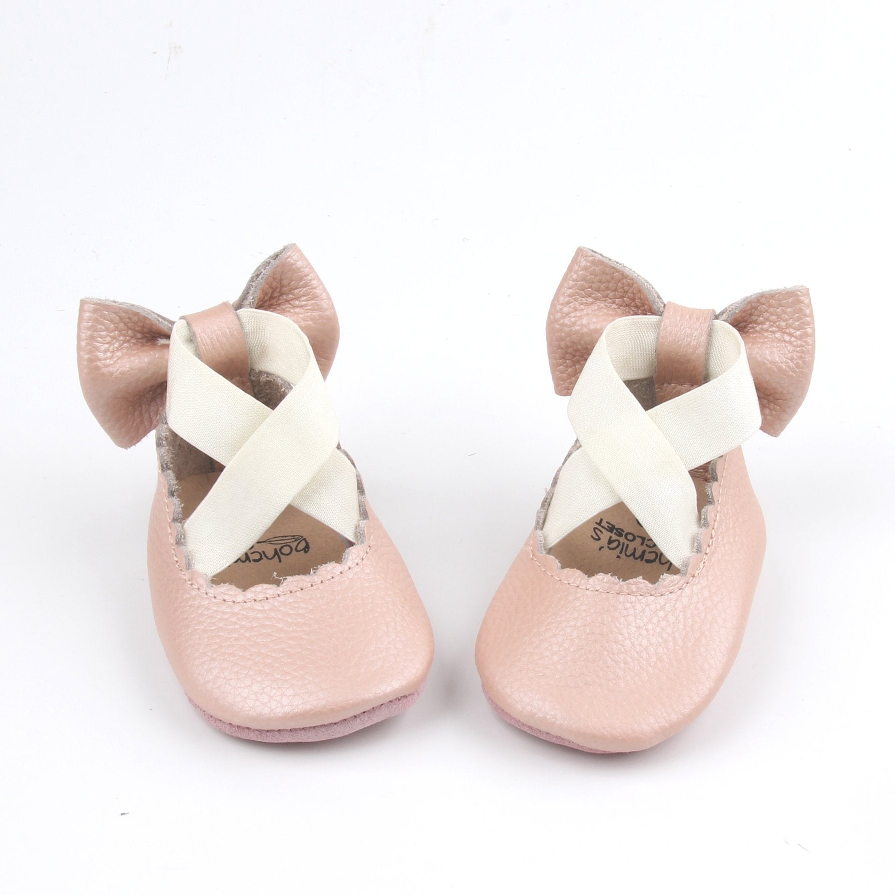 Vintage Pink' Prima Ballerina Soft Sole Baby Shoes – Bohemia's