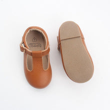 Load image into Gallery viewer, &#39;Indie&#39; Tan leather hard sole toddler &amp; children&#39;s t-bar shoes