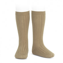 Load image into Gallery viewer, Condor Wide Ribbed Knee Socks